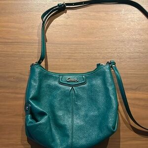 Coach bag, aqua green
